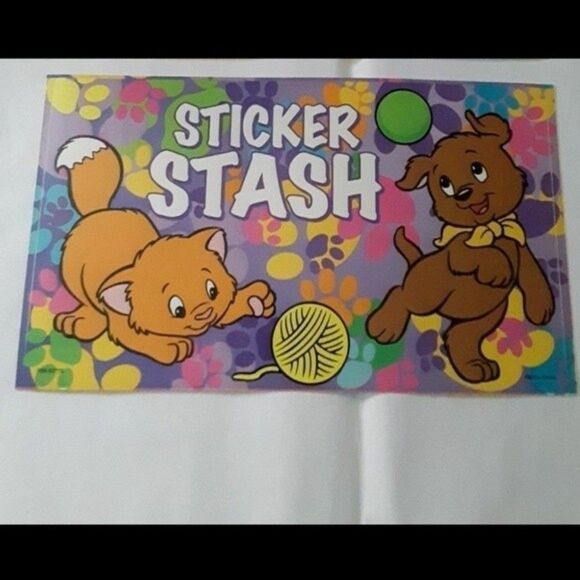 Vintage Mello Smello Sticker cat sticker stash pink brown collectible Pet Cute - Picture 6 of 13